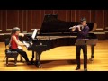 Copland: Duo for Flute and Piano. II. Poetic, somewhat mournful; III. Lively, with bounce