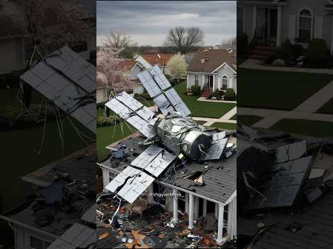 What if a Satellite falls on your house? #space #spacefacts