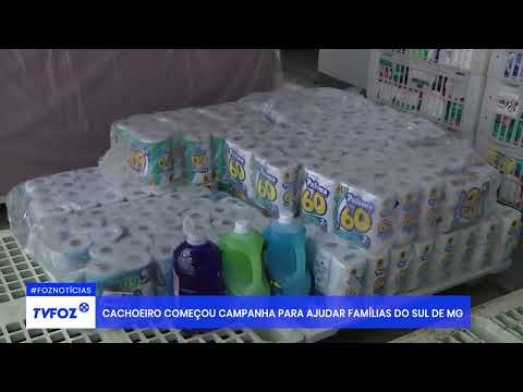 Cachoeiro começou campanha para ajudar famílias do sul de Minas Gerais