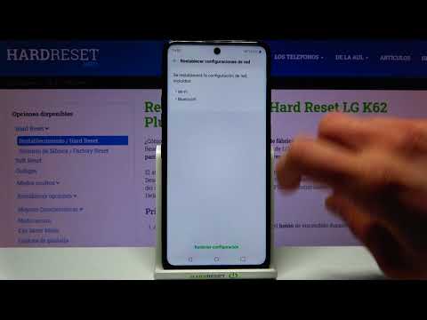 Cómo restablecer ajustes de red en LG K62 Plus - reiniciar la configuración de red