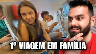 NOSSA PRIMEIRA VIAGEM DE AVIÃO EM FAMÍLIA ACONTECEU ISSO, NINGUÉM ESPERAVA 
