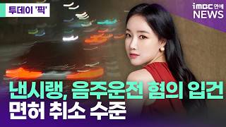 조용하던 낸시랭, 강남서 음주운전하다 입건 [투데이 '픽'/iMBC연예뉴스]