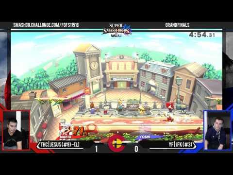 FGF27 - THC|Jesus (Mario) Vs. YF|JFK (Sheik, Yoshi, Wii Fit Trainer) - Grand Finals