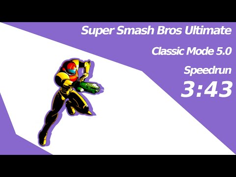 Samus' Classic Mode in 3:43 | [5.0] | Super Smash Bros Ultimate