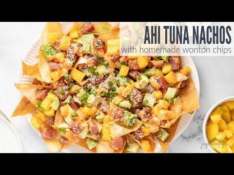 Easy & Fresh Ahi Tuna Poke Nachos