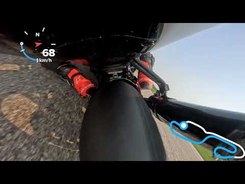 Motorcycle Rad Torque Raceway, Under the tail view.