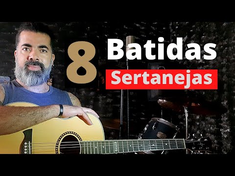 8 batidas sertanejas simplificadas (Aula de Violão)