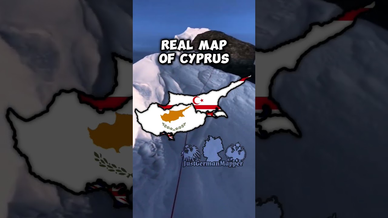 Real Map Of Cyprus