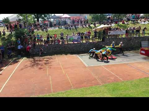 SDH Slavošovice - ExČR Chlum 11.8.2019 (pohled z drona)