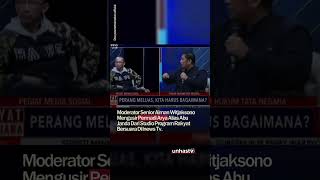 Download lagu Moderator Aiman Witjaksono Usir Abu Janda dari Studio Program Rakyat Bersuara mp3