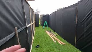 DIY Halloween maze 2022 (Walls only. No decorations yet)