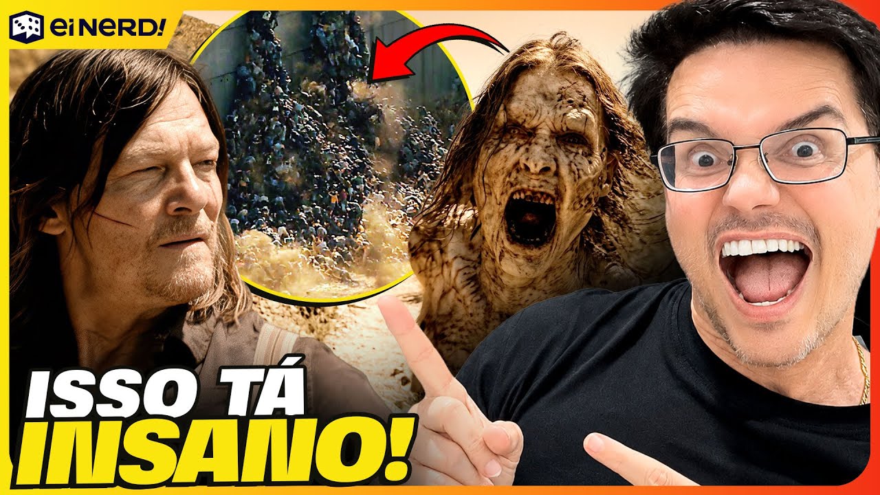 FINALMENTE! OS ZUMBIS DE THE WALKING DEAD VIRARAM OS DE GUERRA MUNDIAL Z