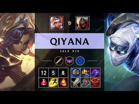 Qiyana Mid vs Zed: Legendary - EUW Master Patch 14.21