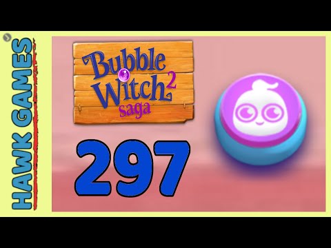 Bubble Witch 2 Saga Level 297 (Ghost mode) - 3 Stars Walkthrough, No Boosters