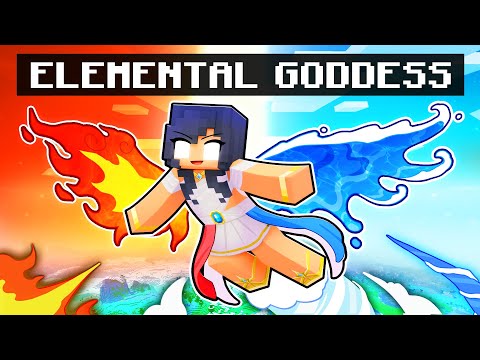 Playing as an ELEMENTAL GODDESS in Minecraft!