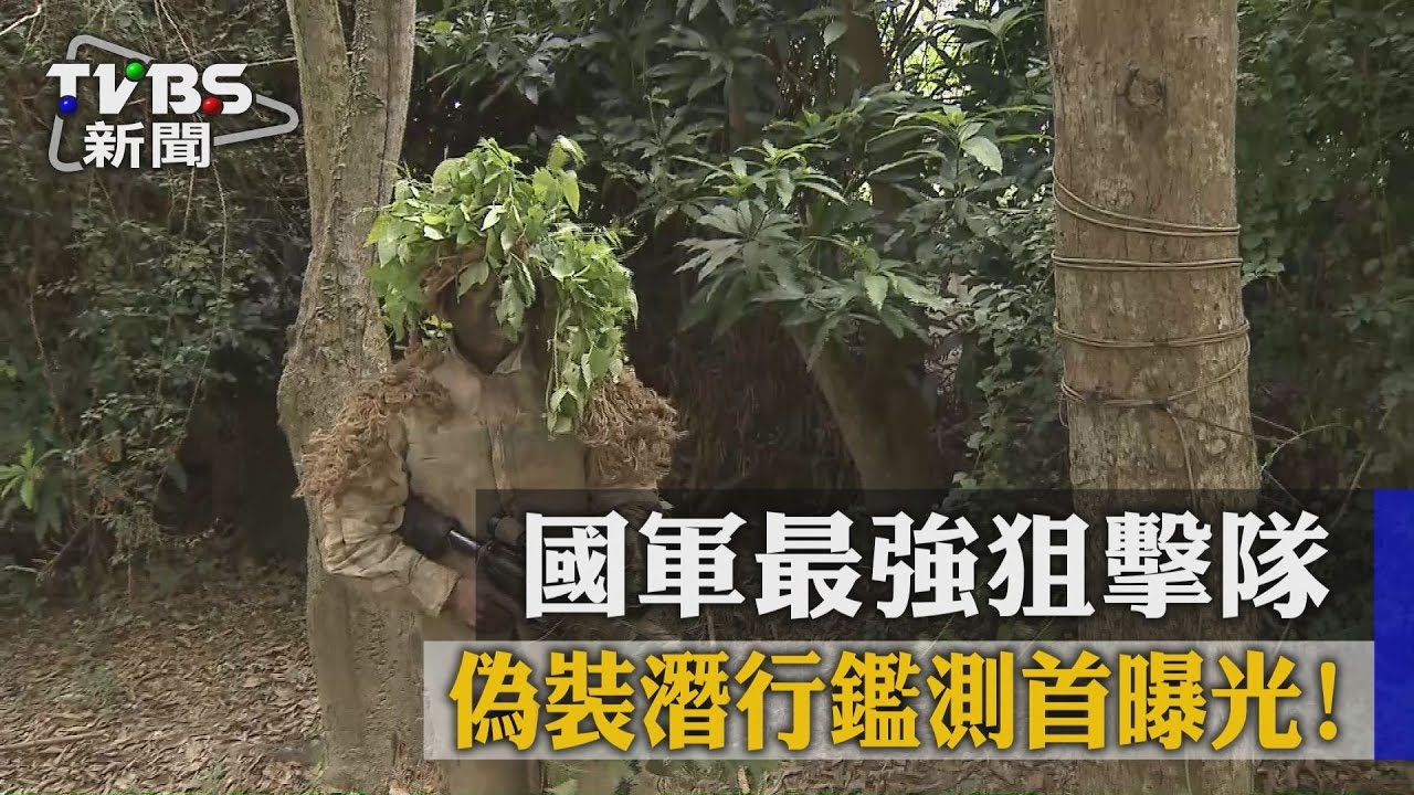 獨家／國軍最強狙擊隊　偽裝潛行鑑測首曝光