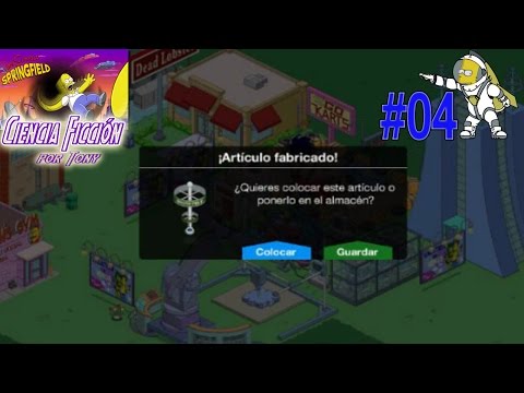 Los Simpson Springfield "Ciencia Ficción, Cap. 4 - Impresora nivel 3 y el Cartel flotante" por Tony