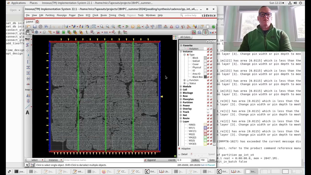INNOVUS   Database Import, Floorplan Modification and Pre CTS