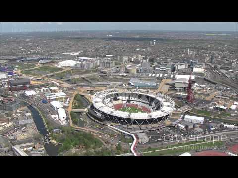 London 2012 - Olympic Park - Aerial HD Footage