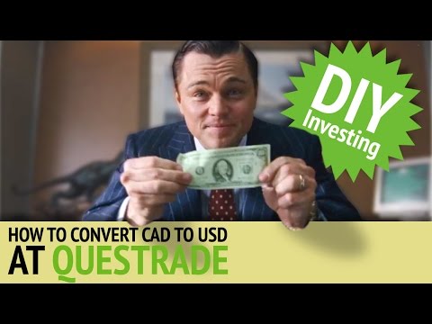 Norbert's Gambit at Questrade | DIY Investing with Justin Bender