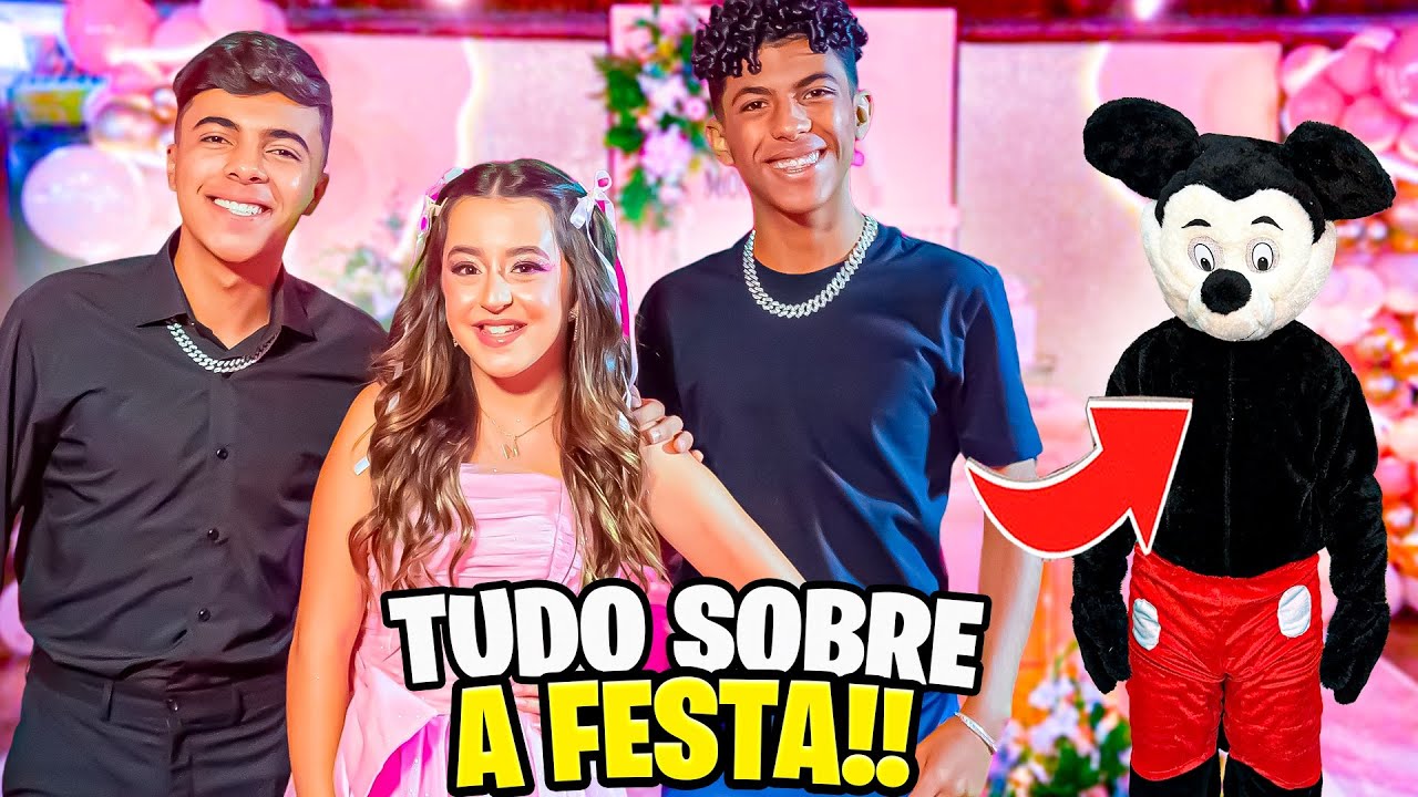 TUDO QUE ACONTECEU NA FESTA DE ANIVERSÁRIO! *o Mickey malvadão invadiu!??