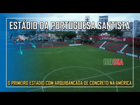 Ulrico Mursa Stadium of Portuguesa Santista, all the details narrated, drone footage in 4K.