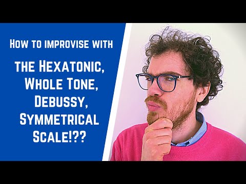 How to improvise with the Hexatonic, Whole Tone, Debussy, Symmetrical Scale!? #improvisation