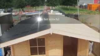 preview picture of video 'Import Export Mersman Geesbrug -  Tuinhuis Bouwproces'