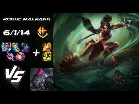 Rogue Malrang JUNGLE Nidalee vs Briar - EU Challenger Patch 25.S1.4