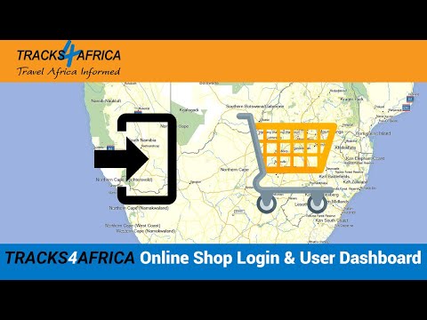 Tracks4Africa - Online Shop Registration & User Dashboard Tutorial