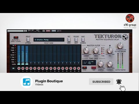 D16 Group Tekturon | マルチタップディレイエフェクト