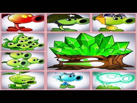 All Pea Plants Max Level Power-up Vs Torchwood Pvz2 in Plants vs. Zombies 2: Gameplay 2017