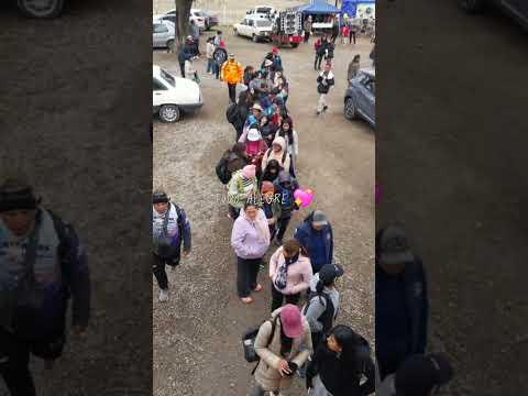El Milagro nos permite vivir momentos como estos, peregrinos de Santa Victoria Oeste