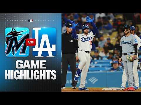 Marlins vs. Dodgers Game Highlights (4/27/26) | MLB Highlights