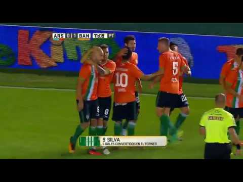 Gol de Santiago Silva - Arsenal 1 Banfield 3 - Fecha 10 - Torneo 2016/2017
