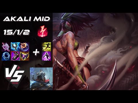 MID Akali vs Viktor - EU Challenger Patch 25.S2.3