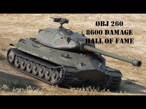 Obj 260 8600 damage/ 1st on world by damage