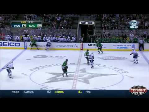 Canucks @ Stars Highlights 3/6/14