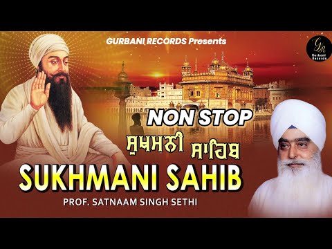 24x7 NON STOP SRI SUKHMANI SAHIB JI PATH || ਸੁਖਮਨੀ ਸਾਹਿਬ || सुखमनी साहिब || Prof. Satnam Singh Ji