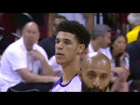 Lonzo Ball Alley-Oop [In HD] Brandon Ingram | Clippers vs Lakers | July 7, 2017 | NBA Summer League