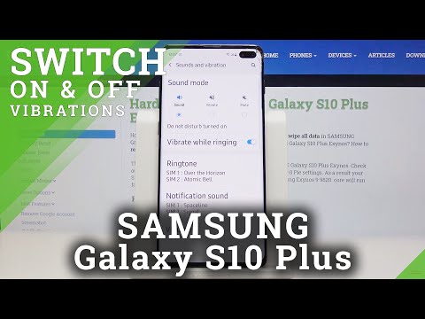 How to Change Vibration Pattern in SAMSUNG Galaxy S10 Plus – Vibrations Settings