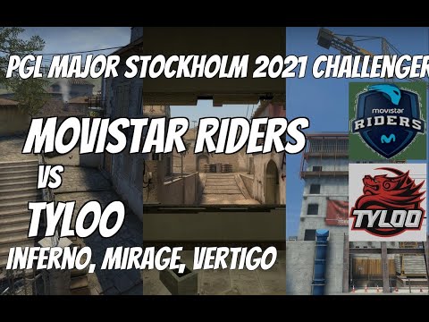 Movistar Riders vs TYLOO Highlights /  at PGL Major Stockholm 2021 Challengers Stage