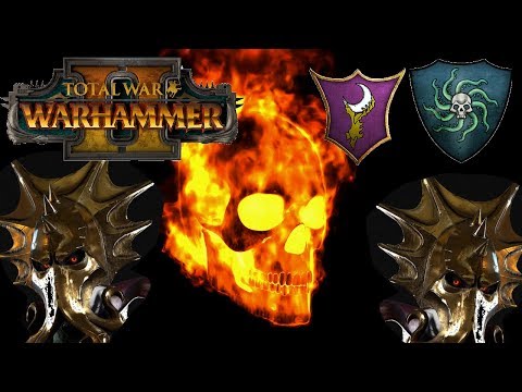 Vampire Coast vs Dark Elves | FEEL THE BURNING SKULL - Total War Warhammer 2