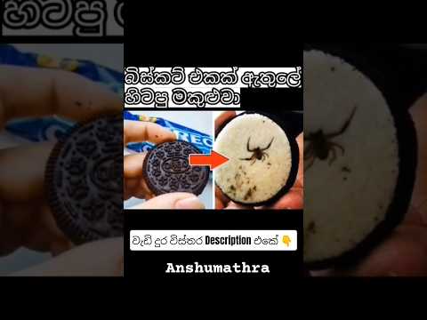 ඔයාට කෑමවල තිබිලා හම්බවුන අමුතු දේවල් ගැන කොටාගෙන යන්න 😁🤢 #foods #kfc #biscuit #oreo #wired