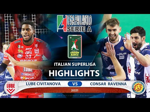 Cucine Lube Civitanova vs Consar RCM Ravenna | Highlights | Italian Superliga | HD
