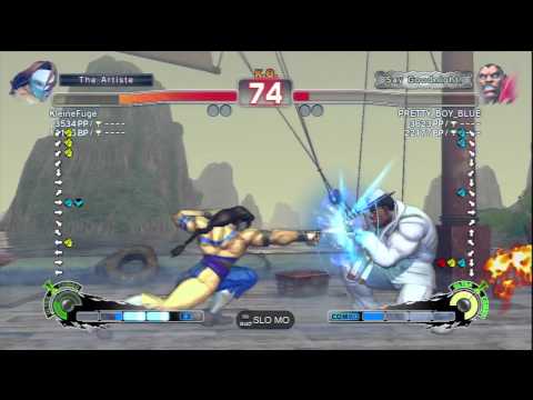KleineFuge (Vega) Vs PRETTY_BOY_BLUE (Balrog) SSF4 Ranked Matches - PSN