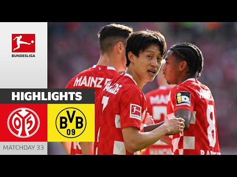 Resumen de Mainz 05 vs B. Dortmund Jornada 33