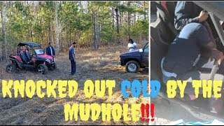 Trail Ripping Part 2 (RICKO SUAVEE GETS KNOCKED OUT COLD)(THE MUD BOG)