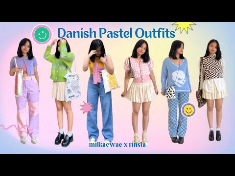 10+ COLORFUL outfit ideas for when you have NOTHING to wear! (danish pastel inspired) ft. RINSTA
