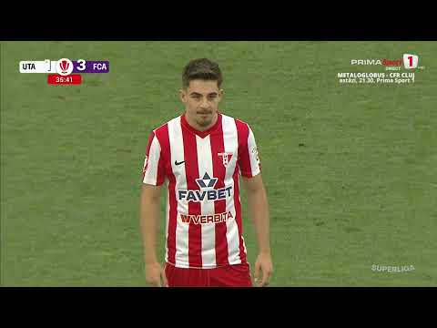 GOOOL! UTA - FC Argeș 1-3. Arădenii respiră: Barbu reduce din handicap